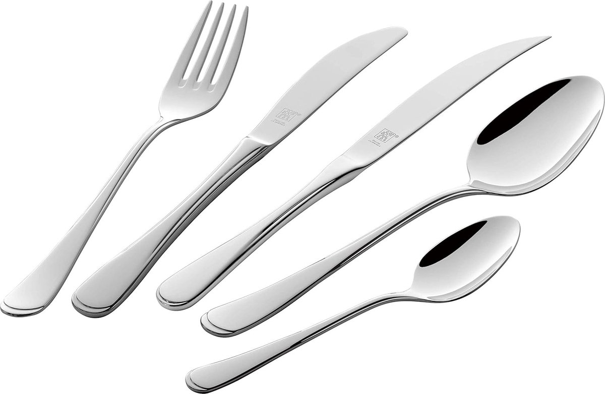 De Nottingham Bestekset 72-Delig voor 12 Personen in één oogopslag