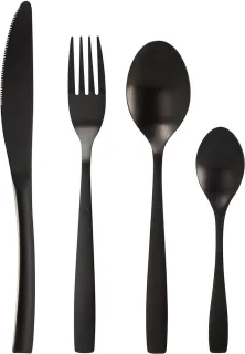 Novastyl Black 24-delige RVS bestekset