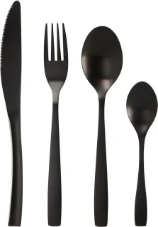 Novastyl Black 24-delige RVS bestekset