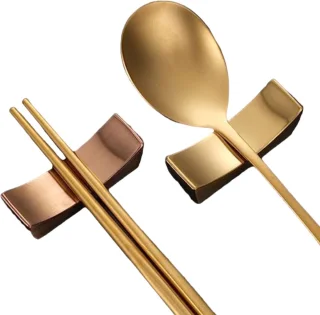oDaani RVS eetstokjes zwart set 12 stuks