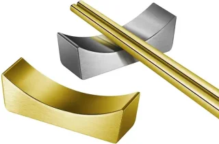 oDaani RVS eetstokjeshouder 6 stuks zilver