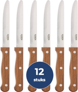 De Olympia Steakmessen 12-delig ronde punt in één oogopslag