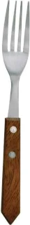 Olympia Steakvork RVS 18/0 met houten heft set van 12