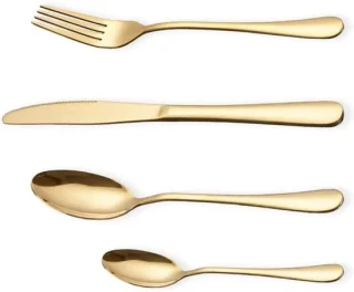 Omgoods 16-delige gouden bestekset voor 4 personen