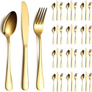 Omgoods 36-delige gouden bestekset