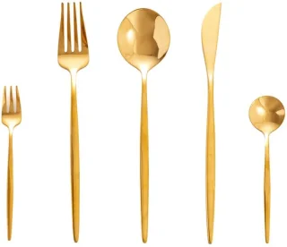 Omgoods 60-delige gouden bestekset