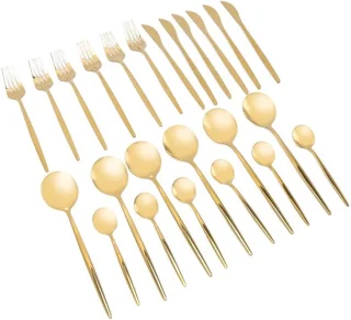 Omgoods bestekset 24-delig goud