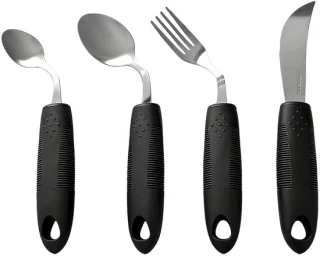 Omgoods bestekset 4 stuks - adaptief bestek voor Parkinson
