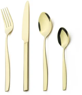 Omgoods bestekset champagne goud