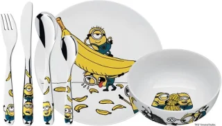 Omgoods kids bestekset Minions 6-delig