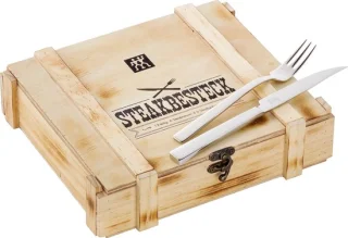 Omgoods steakbestekset voor 6 personen