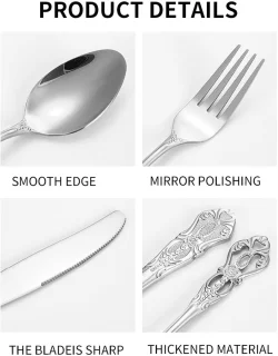 Omgoods - vintage bestekset voor 4 personen