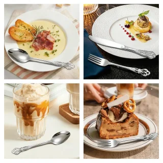 Omgoods - vintage bestekset voor 4 personen