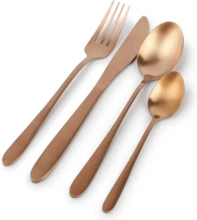 ONA Bestekset Slim 24-delig Rose Gold Mat