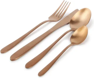 ONA Bestekset Slim 24-delig Rose Gold Mat