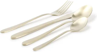 ONA Bestekset Slim Champagne Mat 24-delig