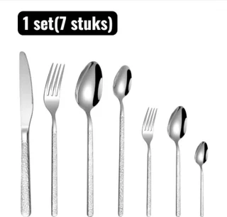 Onbekend merk RVS bestekset 7-delig