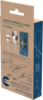 Opinel Picnic Plus 3-delig reisbestek
