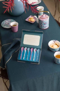 Oriental Flower Festival Theelepel Giftset