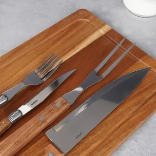 Orion Bestekset - Steakmessen en Burgerbestek