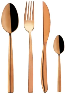 Orion COPPER Serie - Roestvrijstalen bestekset