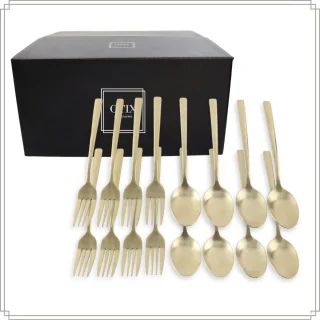 OTIX Gebaksvorkjes & Theelepels Set 16 Stuks