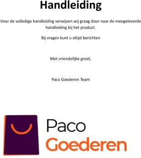 Paco Goederen® 72-delige roestvrijstalen bestekset voor 12 personen