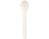 Papieren koffielepels 13 cm, wit - 100 stuks