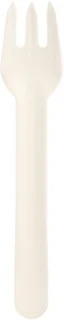 PAPSTAR Pure papieren vorken 155 mm wit