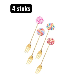 Patisseriebestekset 4-delig - Goud
