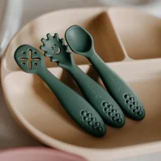 Petite&Mars Siliconen Bestekset Desert Sand