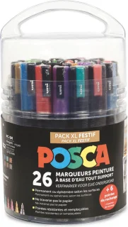 Pigmentmarkers XL-pak, 26-delig