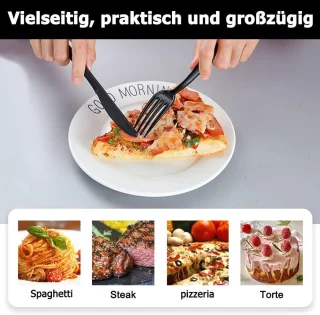 Plastic feestbestek 200 stuks (100 messen, 100 vorken)