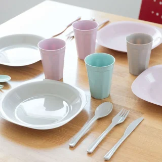 Wat vinden we goed aan de Plasticforte Bestekset 12-delig - kunststof (messen, vorken, lepels)