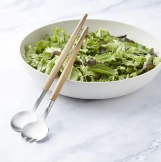 POINT-VIRGULE Saladebestek Acaciahout