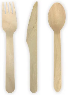 Pomebio Houten Bestek Set 150 Stuks