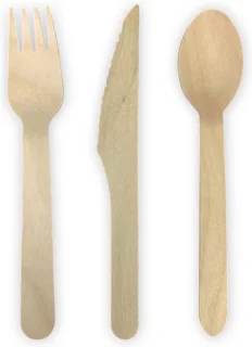 De Pomebio Houten Bestek Set in één oogopslag