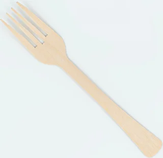 PomeBio Houten Vork 160 mm 100 Stuks