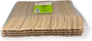 PomeBio Houten Vork 160 mm 100 Stuks