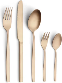 Positano Bronze Edition Bestekset 30-delig 6 Persoons RVS