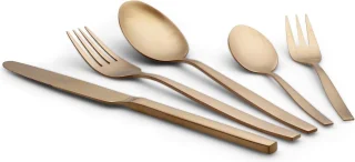 Positano Bronze Edition Bestekset 30-delig 6 Persoons RVS