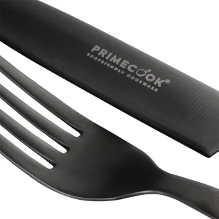 Primecook Titan Ecoshield mes en vork set 13 cm