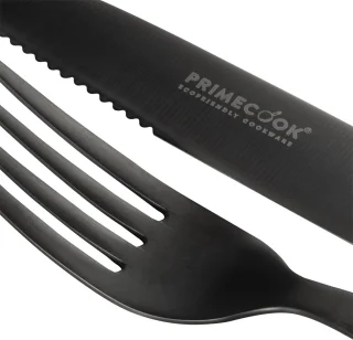 Primecook vork en mes set 13 cm Titan Ecoshield Paperstone