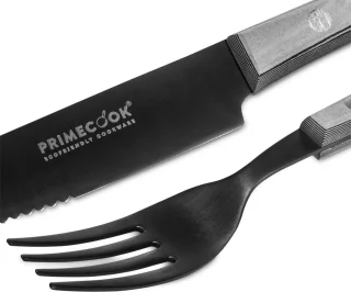 Primecook vork en mes set 13 cm Titan Ecoshield Paperstone
