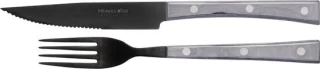 Primecook vork en mes set 13 cm Titan Ecoshield Paperstone