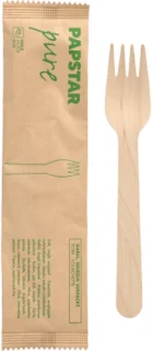 Pure Houten vorken 15,5 cm - 50 stuks