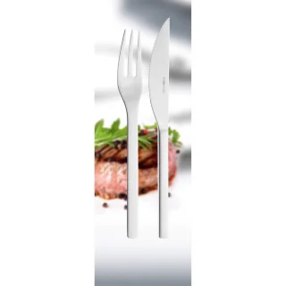 Puresigns One steakbestek 20,5 cm RVS mat 4-delig