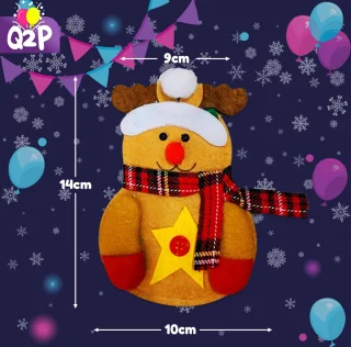 Q2P Bestekhouder Rendier Kerst
