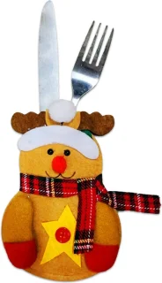 Q2P Bestekhouder Rendier Kerst