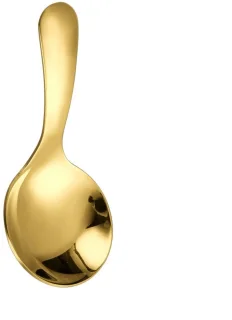 QTTVBTNA 4-delige bestekset korte steel RVS Goud